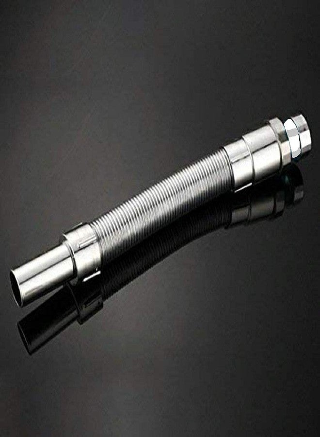 SUNBIRD Kitchen Sink Waste Drain Pipe - Chrome Flexible Hose for Bathroom Wash Basin - 1 1/2" Outlet Tube Connector to Connect Water Line - 2pcs - Image 3